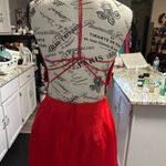 Tiffany Designs Elegant Red Evening Gown Photo 3