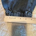 Women’s INDIGO Rising Black Joggers Jeans cropped sz 13/31 grunge goth Y2K Photo 6