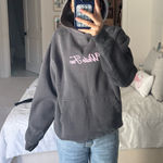 White Fox Boutique  Charcoal Grey hoodie  Photo 0