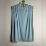 Lululemon Modal Pleated Shoulder Tank Top Silver Blue size 4 Photo 2