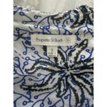 Poupette St. Barth  White Blue Green Tassel Tiered Mini Skirt Photo 2