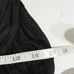 Burberry London Black Sleeveless Draped Midi Dress US 8 Whimsigoth Steampunk Photo 6