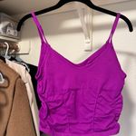Good Karma Ruched Crop Tank Purple Size M Photo 1