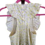 Code x Mode  Medium Yellow Floral Smocked Midi Dress Photo 3