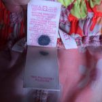 Victoria's Secret Pink and Neon Orange Floral Pijama Shorts Women's M Photo 4