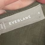Everlane  • 100% Linen Olive Green Long Sleeve Blouse Photo 6