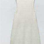 ZARA Sweater Dress Womens Size Medium Ivory Alpaca Wool Blend Cream Knit Photo 1