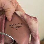 Athleta Pink Tie Dye Conscious Crop Top Size Small Photo 4