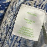 Lilly Pulitzer Jameson Blue Crush Open Waters Linen Sweater M/L Photo 6
