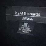 R & M Richards  8P Black White Pants Suit Petite Photo 4