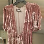 Reformation ๐๐ Bordeaux Velvet Wrap Maxi Dress ~ Pimms Small Photo 10