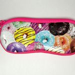 Donut Sunglasses Soft Case Pink Zip Up Wristlet Photo 0