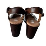 KORKS Natalia Natalia Crochet Twist Knot Sandals Tan SZ 6M Brown Photo 4