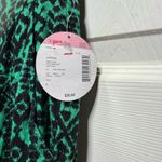 Bongo Green and Black geometric print pants size large Photo 2