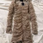 Revolve  Beige Mini Dress Michael Costello Photo 0