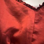 Nine West Rust Red Silky Midi Dress Women’s Size 5X FLAWS Photo 10