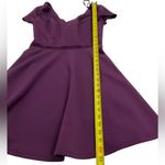 City Studios Juniors Short Sleeve Fit Flare Dress Purple Size 5 Photo 5