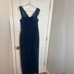 Amanda Uprichard  Darien Maxi Dress in Navy Photo 3