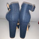 Liliana  Denim Open Toe Heels Women’s Size 10 Photo 6