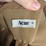 Acne Studios Acne Brooke turn up slim trousers women size 38 6 wool cashmere  caramel colored Photo 8