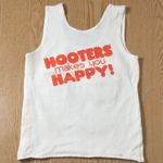 Hooters B73 #1 Womens  Girl Worn Uniform Tank White Size Xs Photo 3