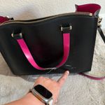 Kate Spade Arbour Hill Kyra Black Sweetheart Pink Leather Crossbody Handbag with Photo 10