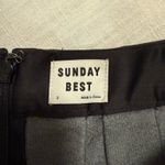 Aritzia Sunday Best Skirt Pleated Leather Vegan Photo 2
