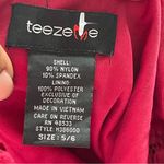 Teeze Me | Fit And Flare Lace Scallop Hem Color Block Dress Sz 5 Photo 10