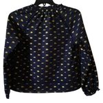 Point Sur Long Sleeve Blouse Size Small Blue Photo 2