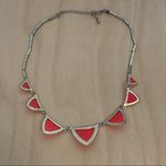 2010s Pink Resin Statement Necklace Photo 4