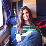 Chris & Carol Open Knit Dolman Short Sleeve Green Stripe Sweater Navy Blue S Photo 1