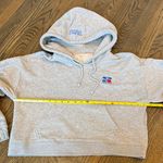 TNA Sweatfleece cropped Gray Hoodie size small EUC RARE!! Photo 6