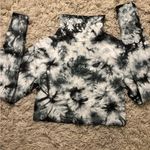 PINK - Victoria's Secret Victoria’s Secret Pink Chloe xHalle Tie-Dye Long Sleeve Crop Top turtleneck Photo 4