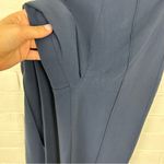 Athleta Navy Blue Greenwich Slit Leg Flare Pants / Leggings Size S Photo 10