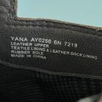 Abeo Yana Gray Leather Snakeskin Buckle Ankle Boots Size 6 Photo 8