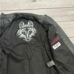 Zadig & Voltaire  Cafe Racer Moto Leather Jacket Black Wolf Size Small Unisex Photo 2