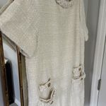 Lena Cream Sheath Mini Dress for Wedding Guests Size XL Photo 2