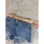 Levi's 501 Short Blue Denim Size 25 High Quality Cut Offs Button Fly Photo 5