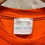 Vintage 1989 FreeStyle Fun Wear Halloween Ghost Orange T Photo 4