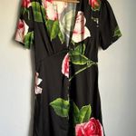 LPA   189 silk Dress in Black Rose Photo 2
