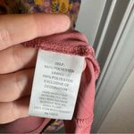 Signature Studio  Pink/Mustard Floral Print Peasant Style Dress size L Photo 6