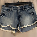 Mudd  Dark Blue Denim Jean Shorts Photo 0