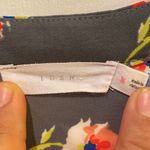 Lush Clothing Lush Gray Midi Dress with Vibrant Floral Print Photo 1