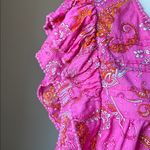 Charlie Paige  Ruffled Swiss Dot Blouse Photo 2