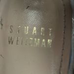 Stuart Weitzman Stuart Whitman Blue Suede Silver Stud Open Toe Flats 8.5 Women’s 🥰 Photo 1