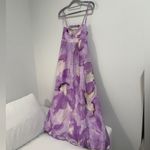 Bardot  Purple Printed Midi Dress Photo 2