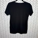 J.Crew  Top Medium Black Gold Jingle Mingle Christmas Collectors Tee Shirt -small Photo 2