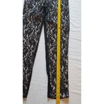 Jessica Simpson V-neck Side Pockets Lace Jumpsuit Straight-Leg Romper Photo 11