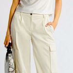 Lola & Sophie metallic cowl neck white blouse $155 XS Photo 0