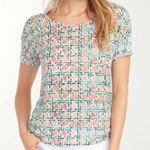 Tommy Bahama  Romantique Floral Blouse Size Med EUC #6810 Photo 0